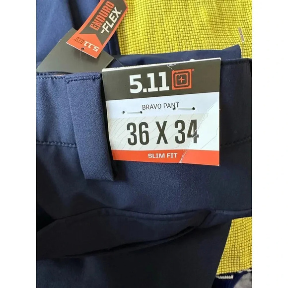 NWT 511Tactital Men's Black Enduro Flex Slim Fit Bravo Pants Size 34W 36L - Picture 3 of 5